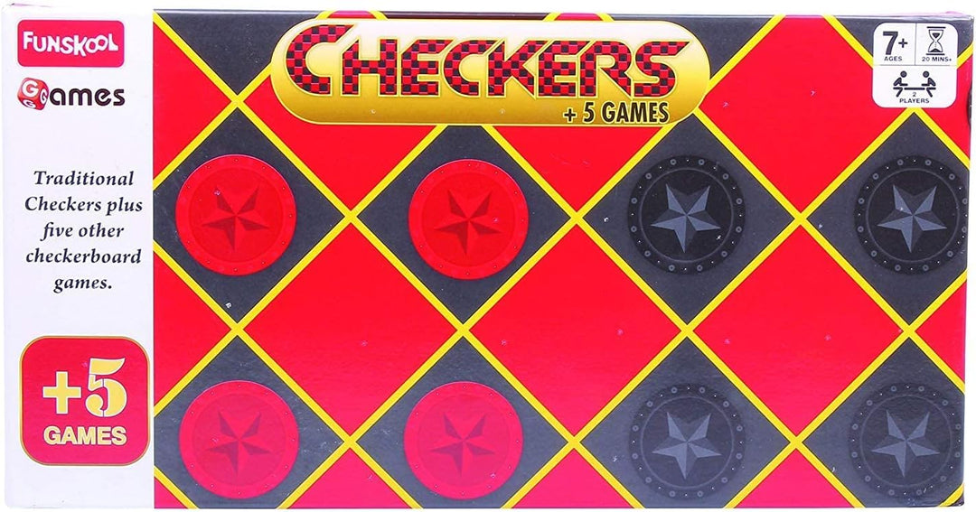 Funskool Checkers Plus 5
