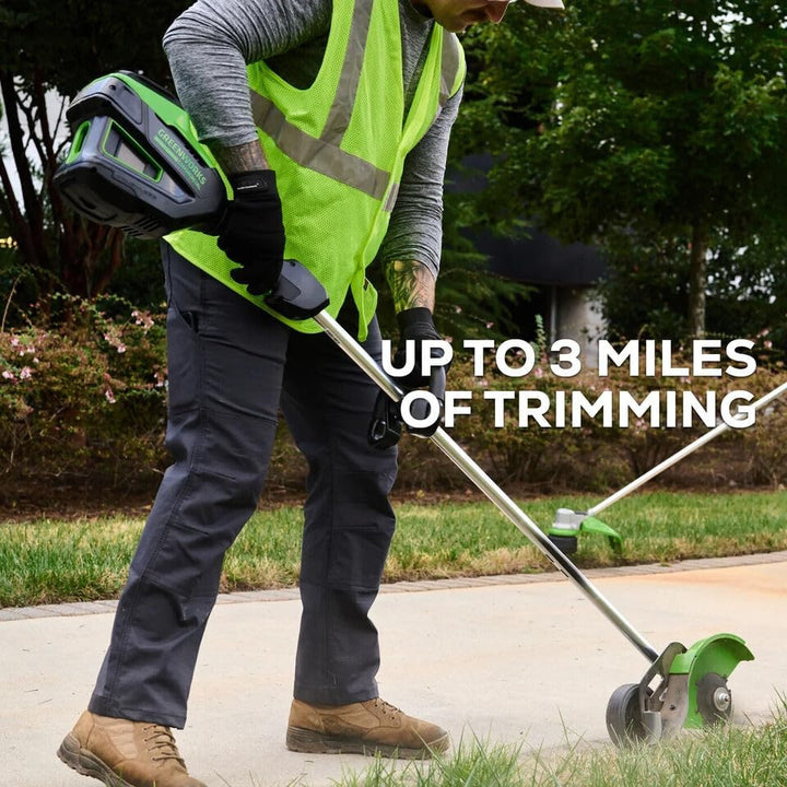 82V Edger Precision Cutting, Powerful Motor, 4Ah Battery, Dual Port Charger (82ES15-4DP)