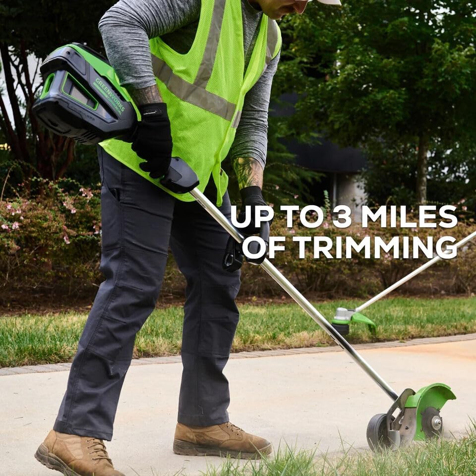 82V Edger Precision Cutting, Powerful Motor, 4Ah Battery, Dual Port Charger (82ES15-4DP)