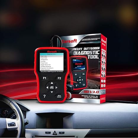 HD V3.0 Heavy Duty Diesel Truck Diagnostic Scanner Tool Code Reader for Freightliner Cummins - Comprehensive Diagnostic Capabilities