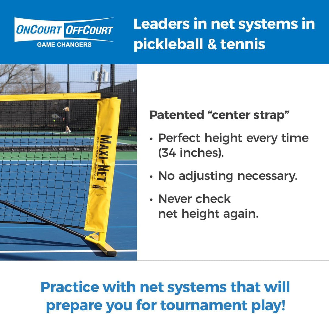 Maxi-Net - 18-Foot Portable Tennis, Beginner Volleyball and Badminton Net System