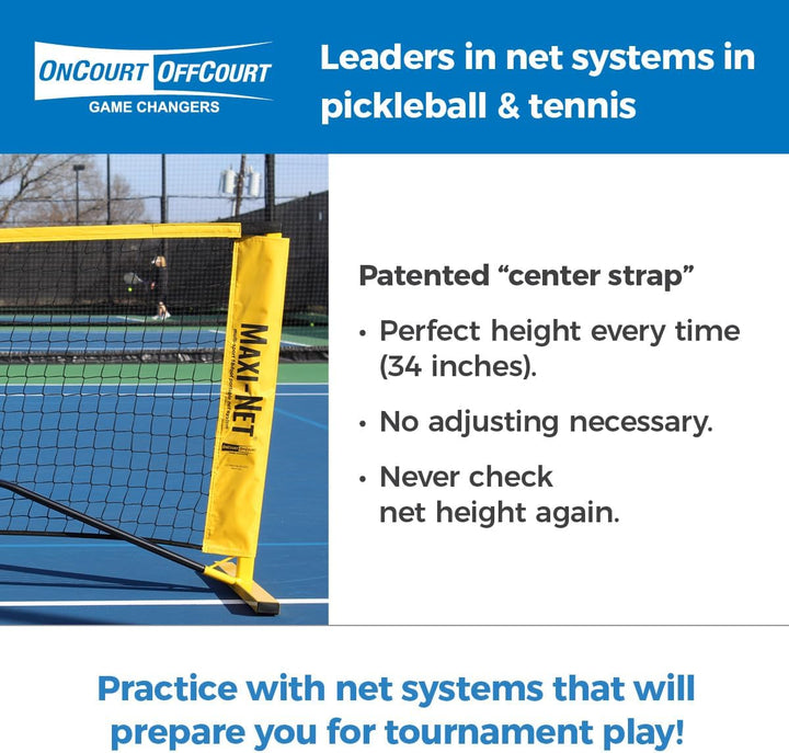 Maxi-Net - 18-Foot Portable Tennis, Beginner Volleyball and Badminton Net System
