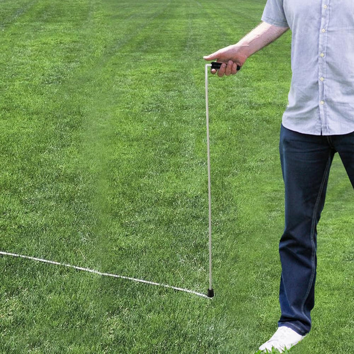 Steel Measuring Cane for Athletic Field Events ? 38 Inch Long, Compatible with Standard Measuring Tapes, Durable Steel Construction, Easy Ground Marking for Throws &amp; Jumps, No Assembly Required