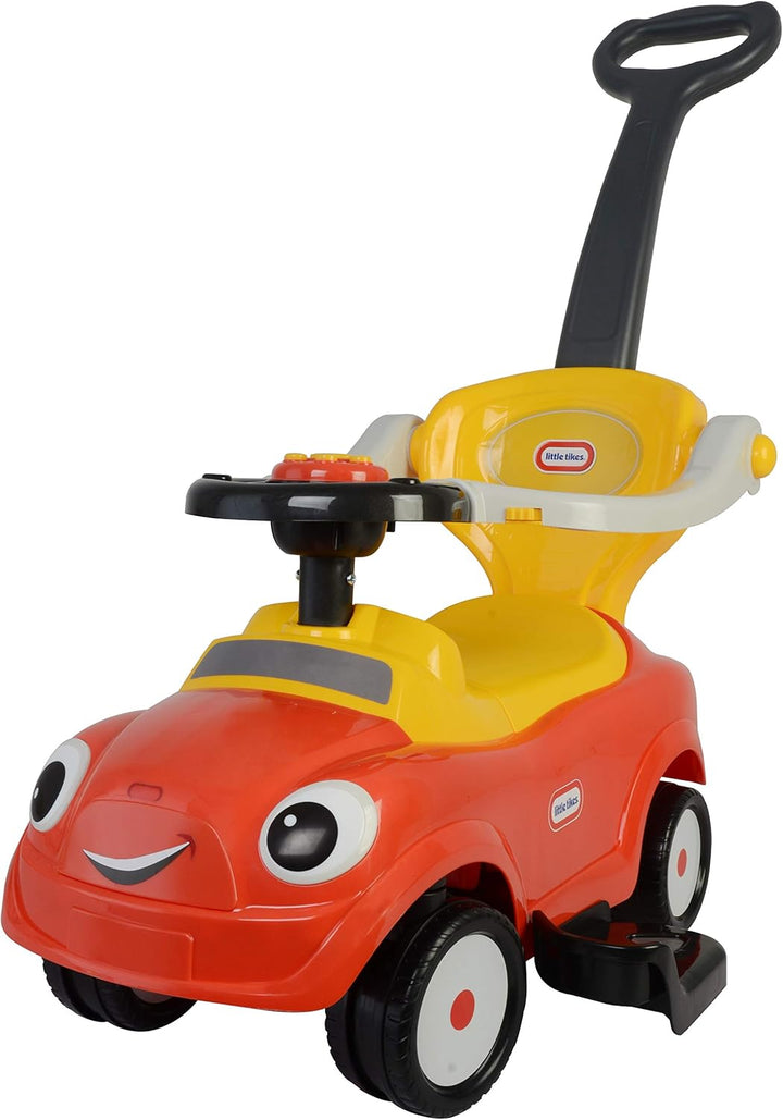 Best Ride On Cars Baby Toddler 3 in 1 Little Tikes Toy Push Vehicle Stroller, Walking Push Car and Ride On, Red