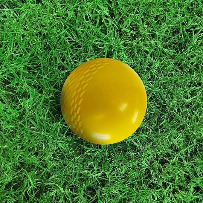 Amber Fight Gear Indoor Cricket Essential PVC Balls Safe, Durable Training Aid for Indoor Surfaces, Perfect for Skill Refinement &amp; Recreational Play (3)