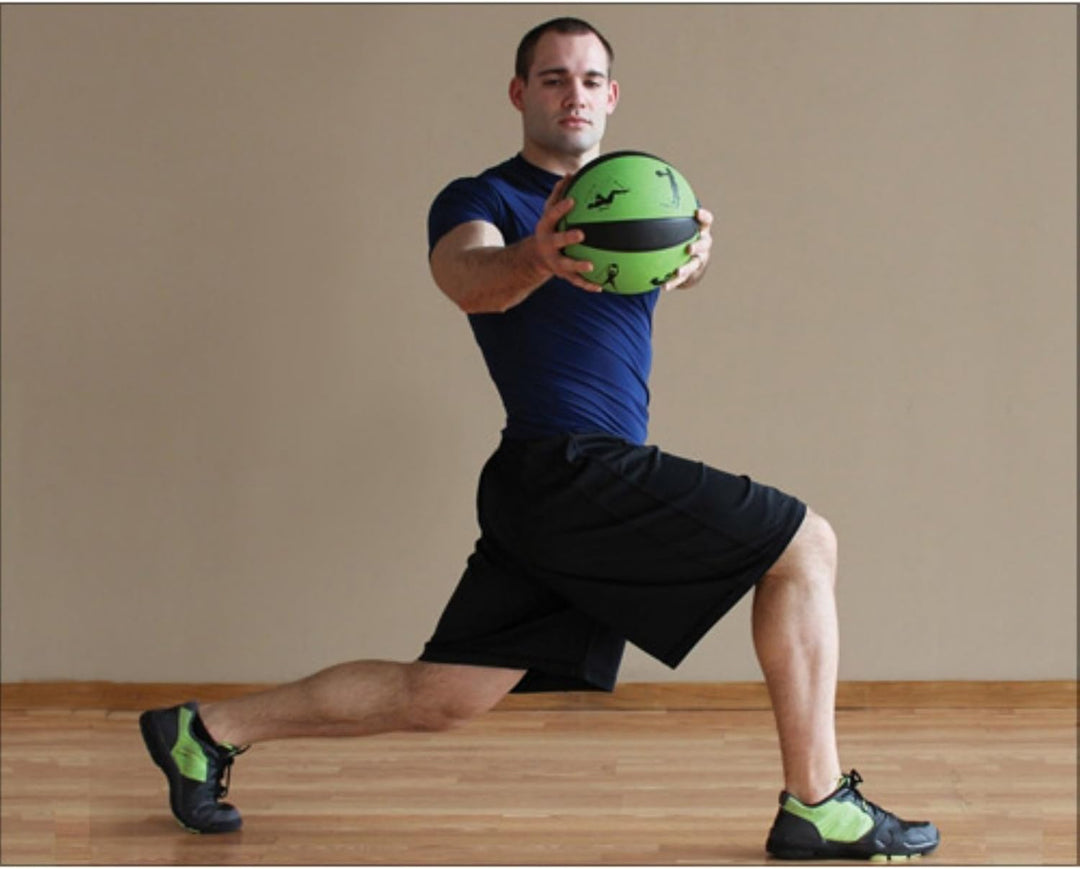 Prism Fitness 4 lb Yellow Smart Medicine Ball - Strength &amp; Core Training