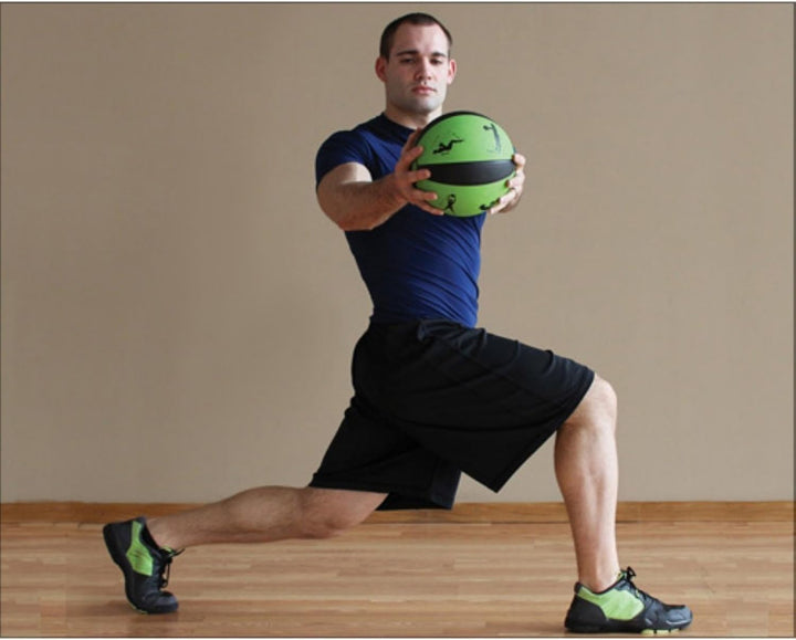 Prism Fitness 4 lb Yellow Smart Medicine Ball - Strength &amp; Core Training