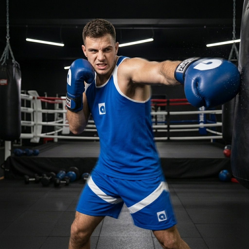 Premium All-Leather Professional Fight Gloves Padded, Pre-Curved, Safety-Focused Design with Layered Foam and Attached Thumb
