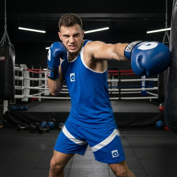 Premium All-Leather Professional Fight Gloves Padded, Pre-Curved, Safety-Focused Design with Layered Foam and Attached Thumb