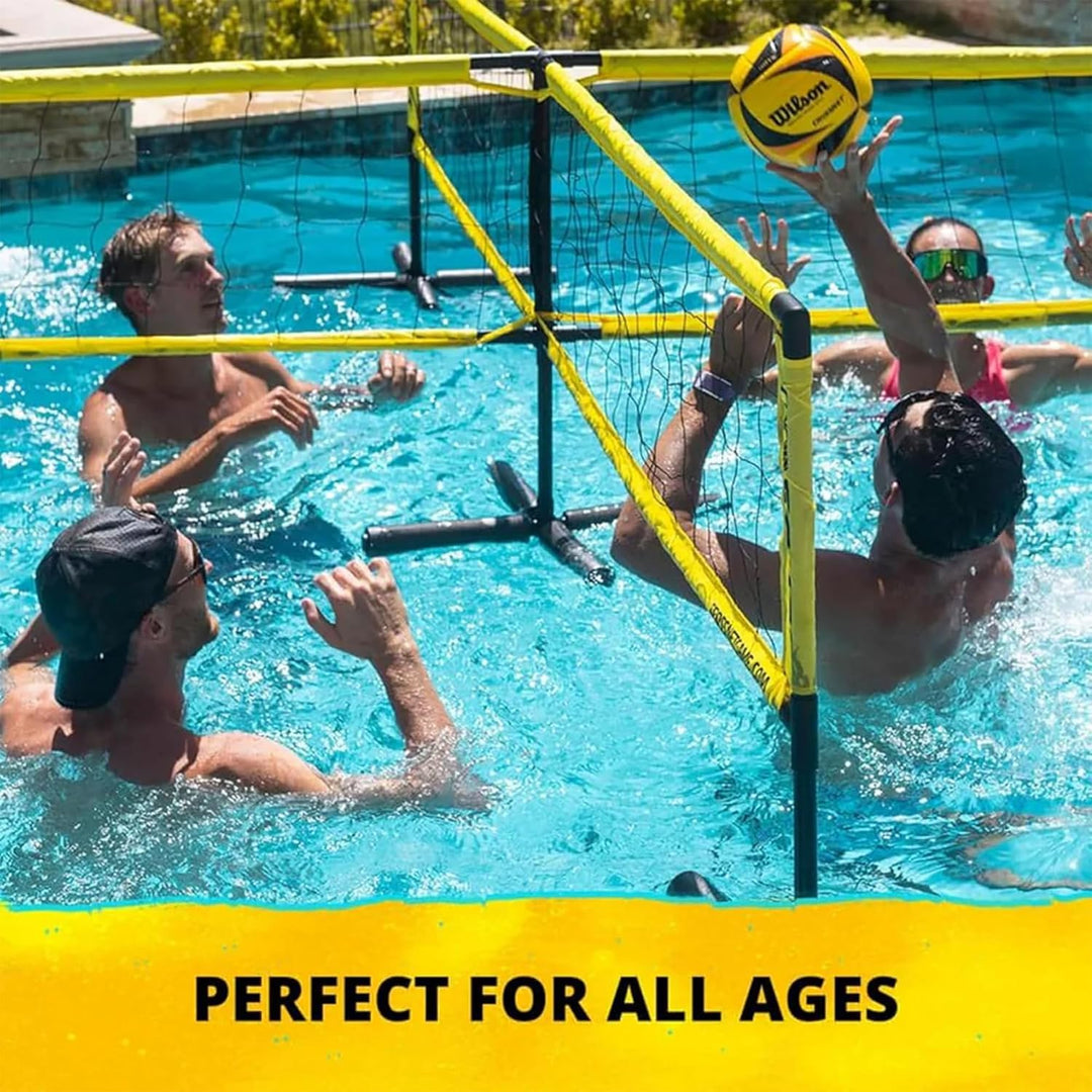 CROSSNET H2O Volleyball Pool Game - Four Square Net