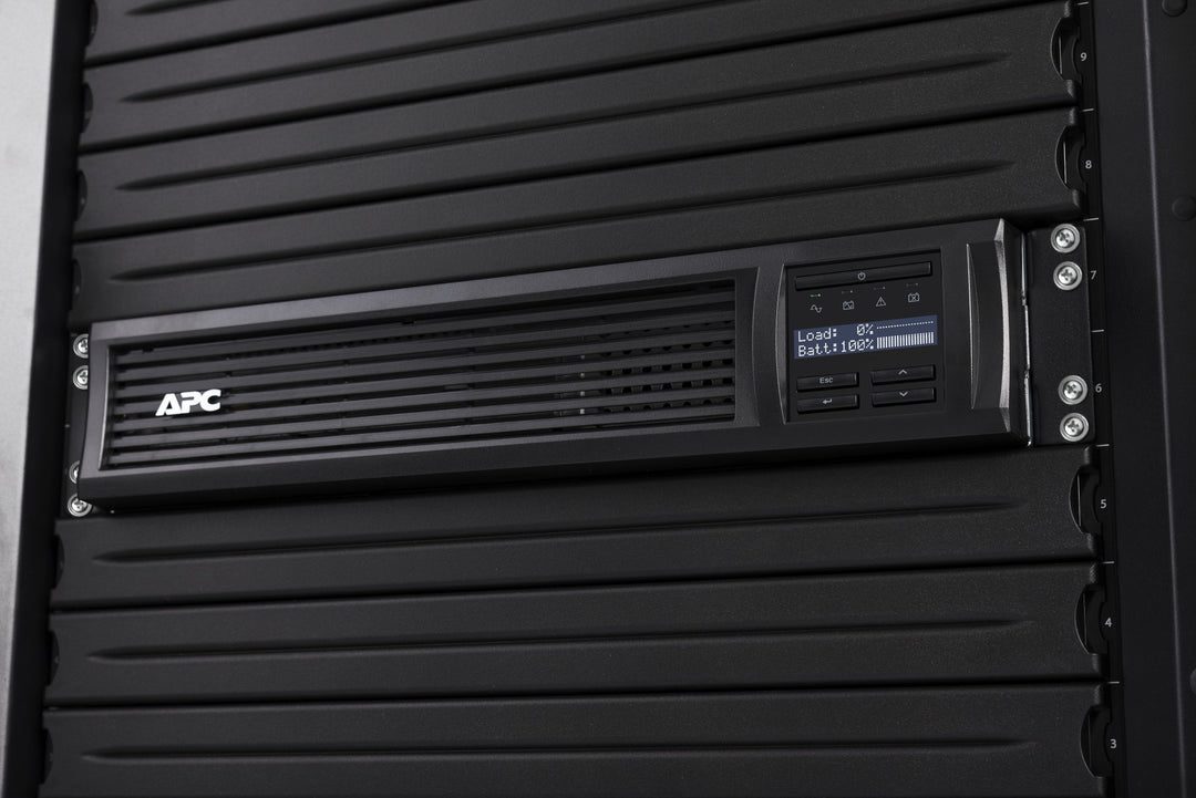 APC 3000VA Smart UPS with SmartConnect, SMT3000RM2UC Rack Mount UPS Battery Backup, Sinewave, AVR, 120V, Line Interactive Uninterruptible Power Supply