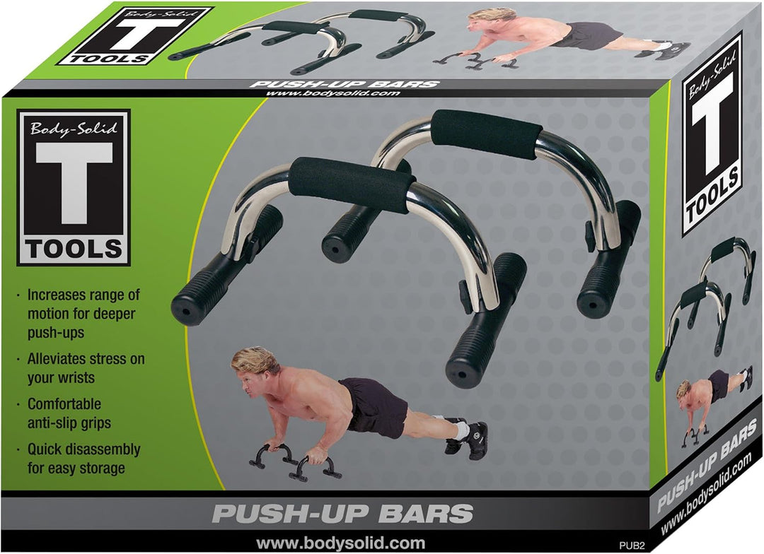 Body-Solid PUB2 Non-Slip Push-Up Bars (Pair)