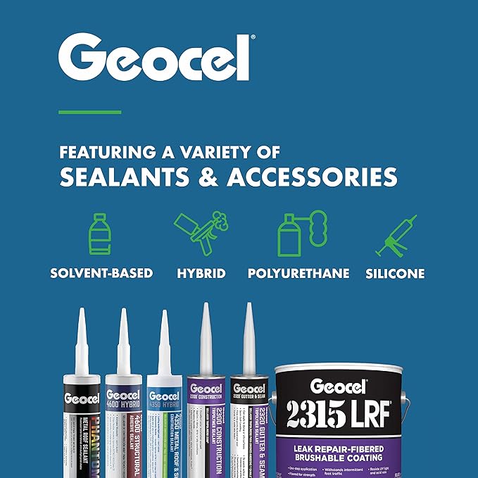 Geocel 28103 Pro Flex Black RV Flexible Sealant - 10 oz. (GC28103)