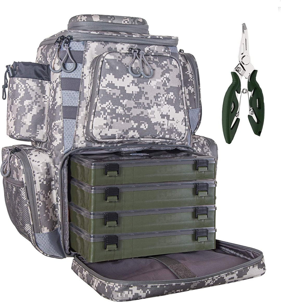Fishing Backpack in Digital Camo
