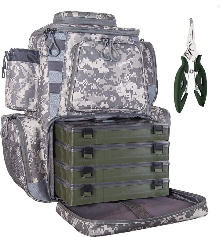 Fishing Backpack in Digital Camo
