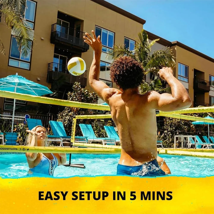 CROSSNET H2O Volleyball Pool Game - Four Square Net