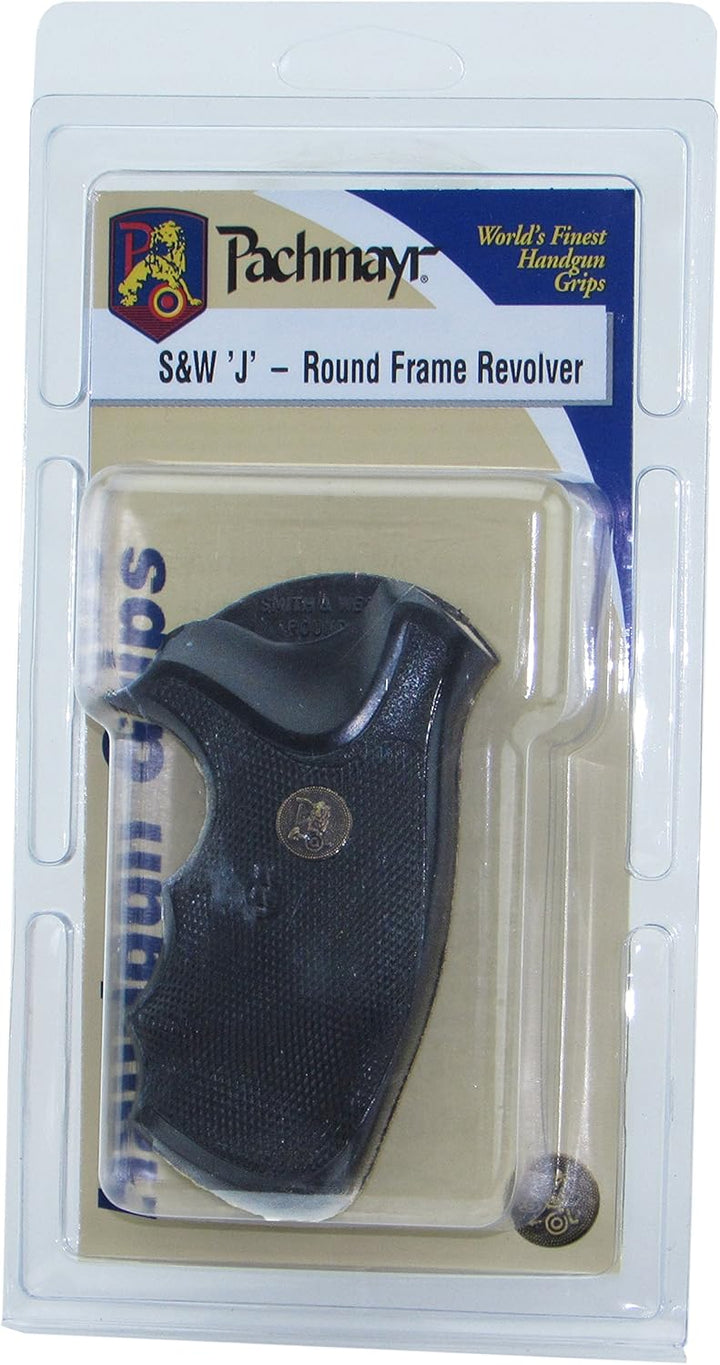 Pachmayr 03249 Gripper Grips, S&amp;W J Frame Round Butt,Black
