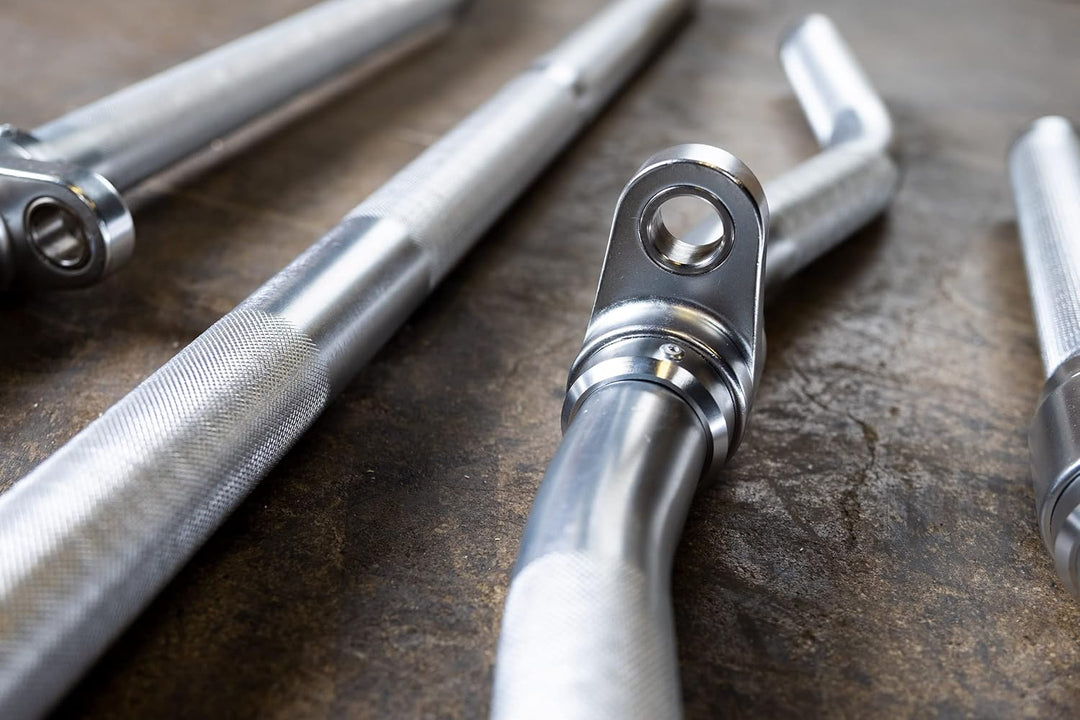 Body-Solid Aluminum Revolving Straight Bar Cable Attachment