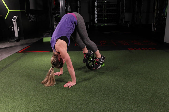 Prism Fitness Core Wheel Ab Exercise Tool with Mat