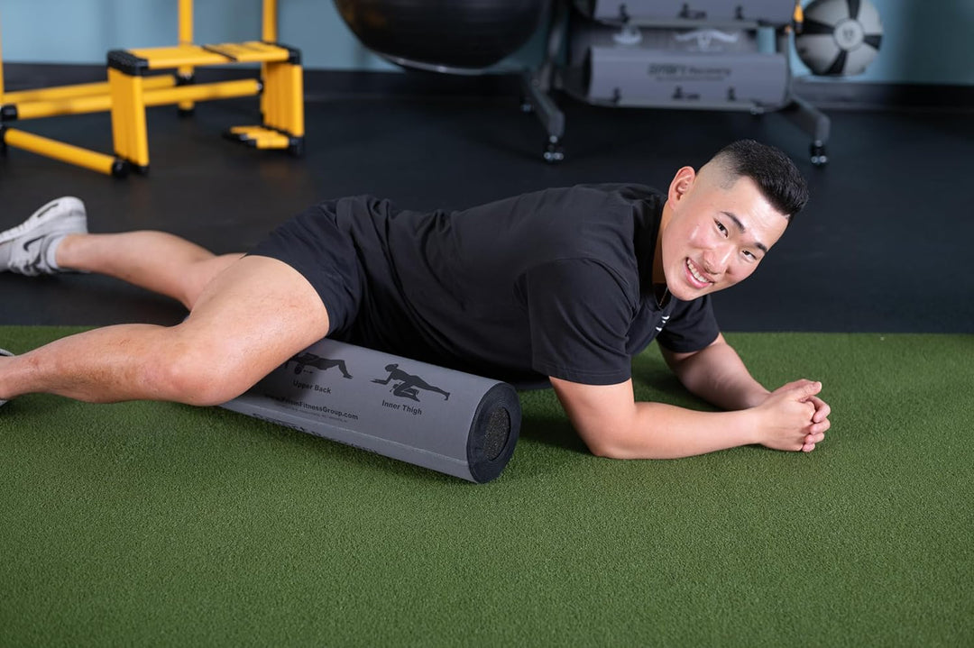 Prism Fitness 2 Foot Smart Recovery Foam Roller, Self-Guided