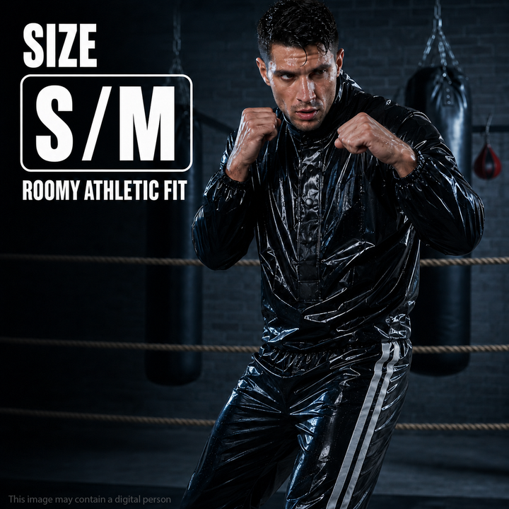 Amber Fight Gear Thermal Sauna Suit for Fitness Running, Multiple Sizes