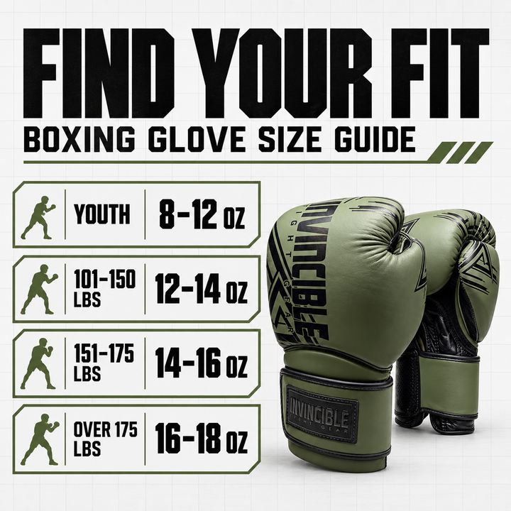 Invincible Fight Gear All Leather Pro Hybrid Boxing Gloves