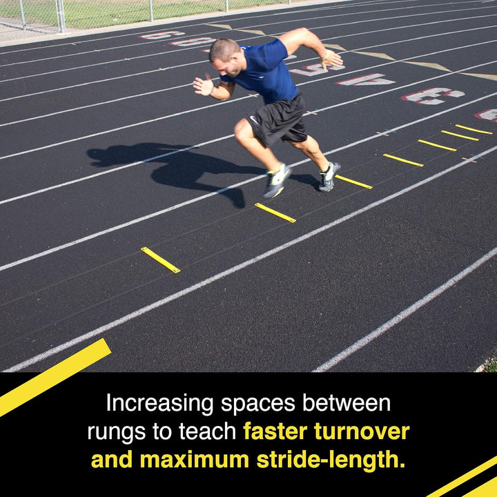 Prism Fitness Smart Acceleration Ladder 37ft - Speed &amp; Agility Training