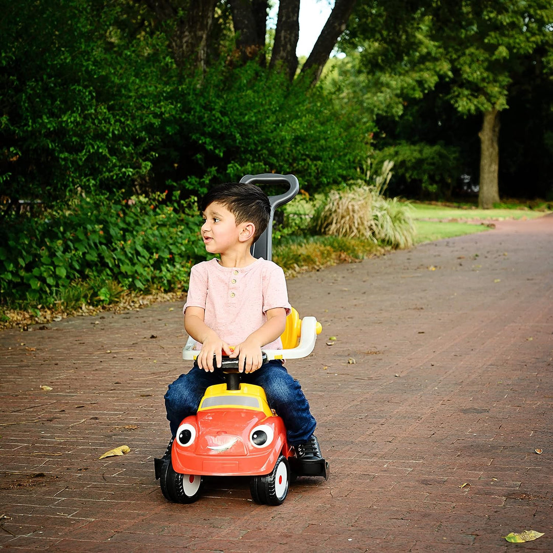 Best Ride On Cars Baby Toddler 3 in 1 Little Tikes Toy Push Vehicle Stroller, Walking Push Car and Ride On, Red