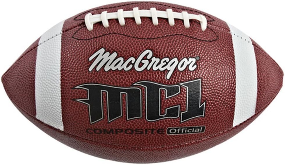 MACGREGOR Official Size Composite Football - Tackified Grip