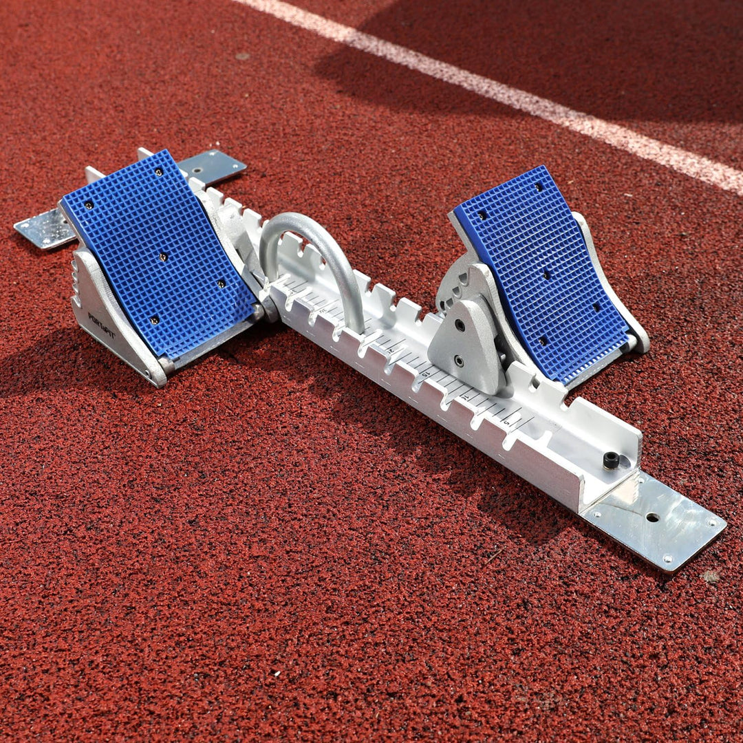 Premier Track &amp; Field Starting Block (Blue/White)