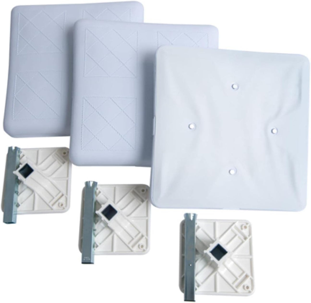 MacGregor Mac Coll Baseball Bases with Anchors &amp; Plugs - Set of 3