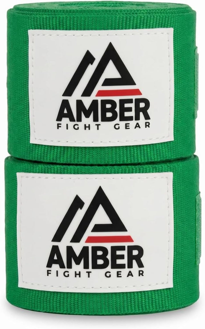Amber Fight Gear Mexican Style 200-Inch Elastic Boxing Hand Wraps