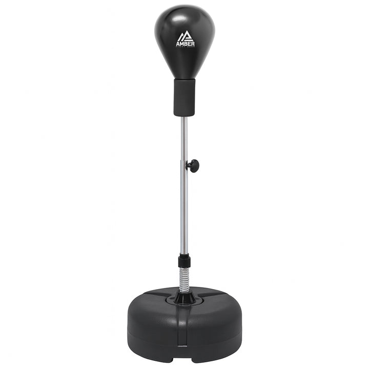 Amber Fight Gear Freestanding Boxing Punching Bag - Improve Speed &amp; Coordination | Adjustable Height, Kids &amp; Adults Fitness Workout