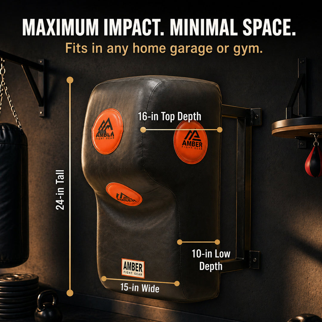 Amber Fight Gear Wall Mount Uppercut Bag Wall Mount Hook and Uppercut Punching Bag Wall Mounted Boxing Bag for Boxing Muay Thai, MMA, Kickboxing