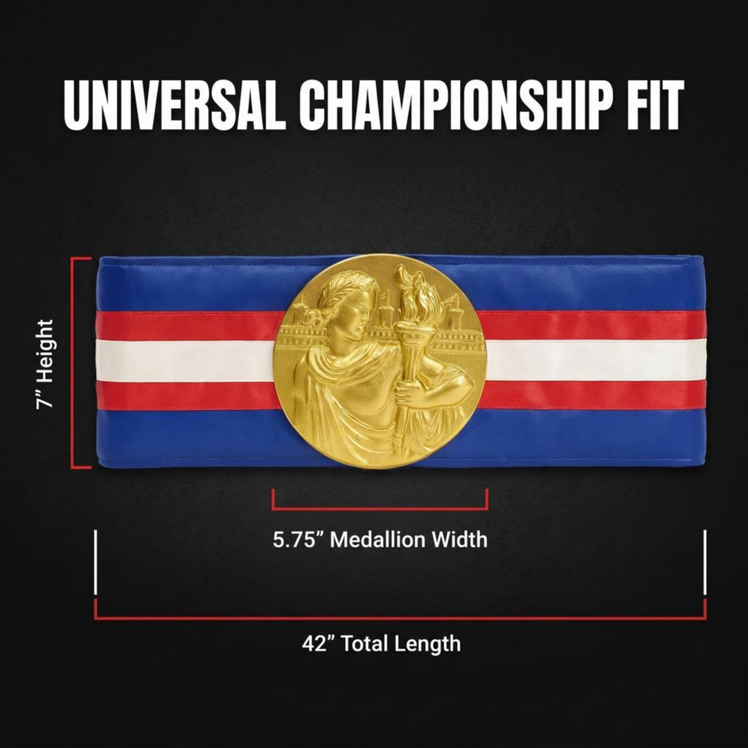 Amber Fight Gear Championship Boxing Belt Ideal for Boxing Shows and Tournaments, Vibrant Satin Design, Secure Hook and Loop Closure