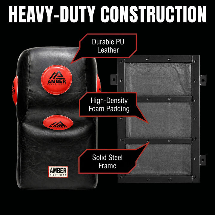 Amber Fight Gear Wall Mount Uppercut Bag Wall Mount Hook and Uppercut Punching Bag Wall Mounted Boxing Bag for Boxing Muay Thai, MMA, Kickboxing