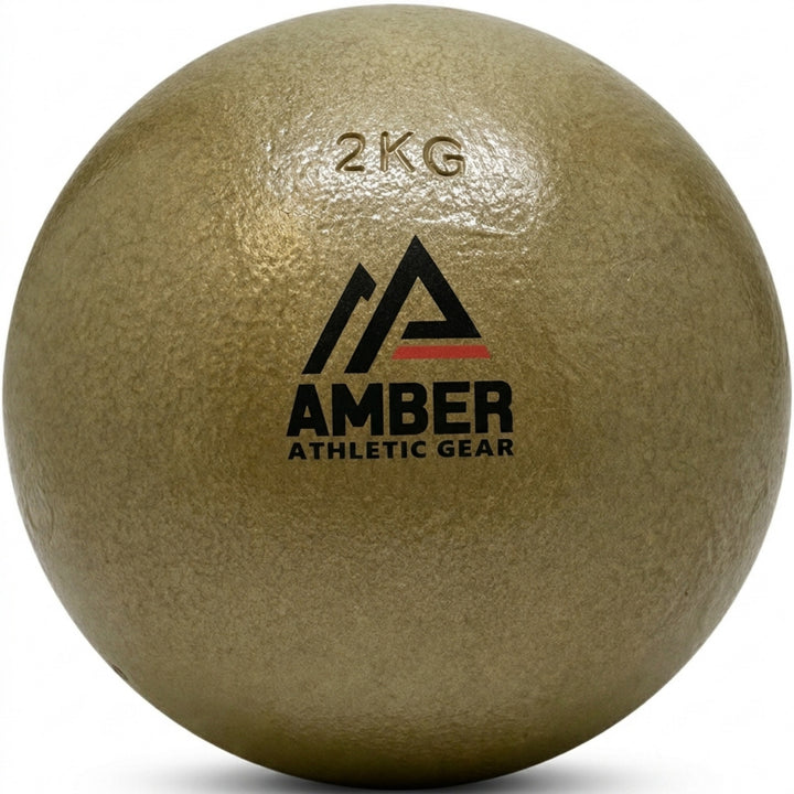 Amber Athletic Gear Cast Iron Shot Put Weights  Ideal for Track &amp; Field Training