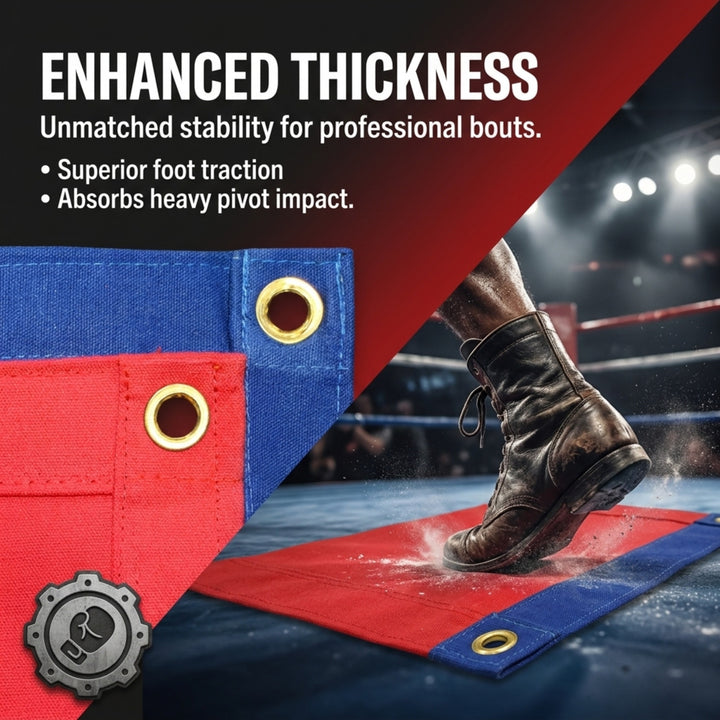 Amber Fight Gear Heavy-Duty Boxing Ring Canvas with Reinforced Seams &amp; Lash Cord