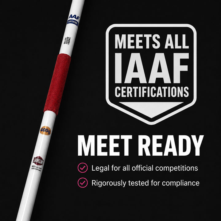 Amber Fight Gear Conqueror 300 Mastering Track and Field Competition Throws with The IAAF Certified Javelin, 800gm 60m, Color May Vary