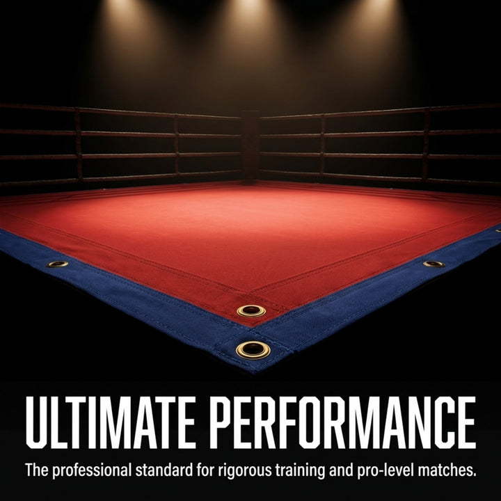 Amber Fight Gear Heavy-Duty Boxing Ring Canvas with Reinforced Seams &amp; Lash Cord
