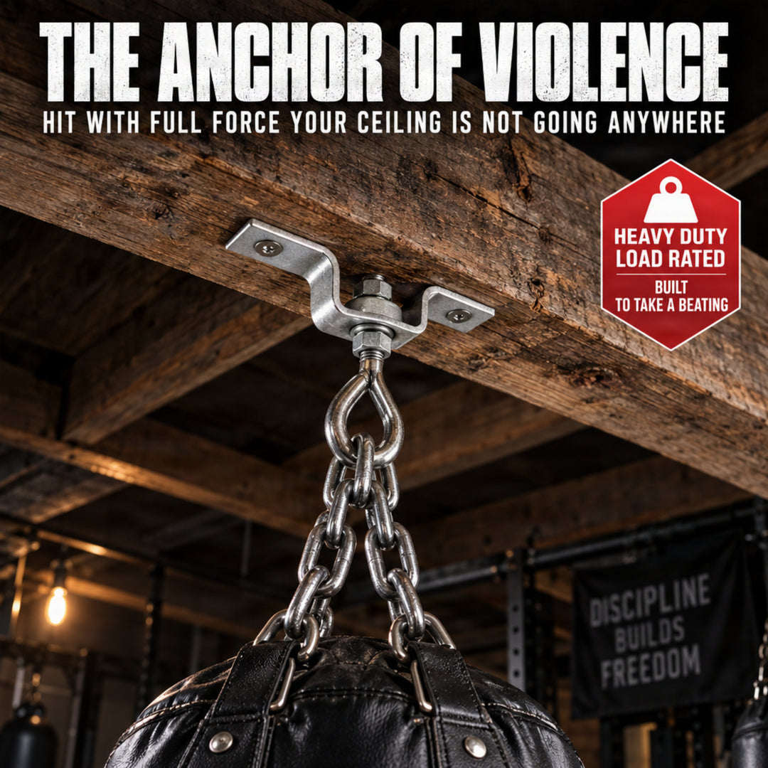 Amber Fight Gear Wooden T-Beam Heavy Bag Hanger, Adult Size