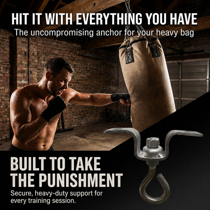 Amber Fight Gear Wooden T-Beam Heavy Bag Hanger, Adult Size