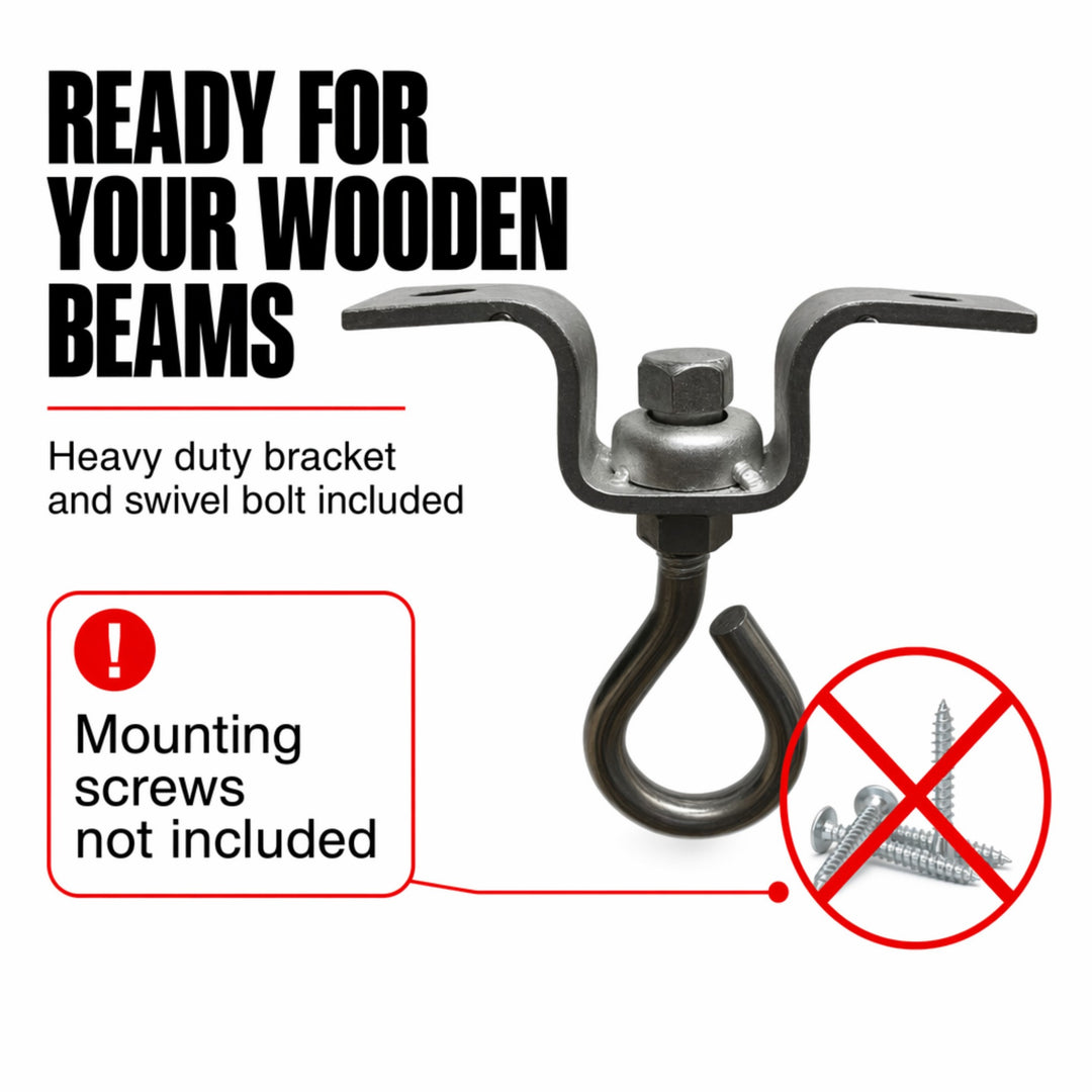 Amber Fight Gear Wooden T-Beam Heavy Bag Hanger, Adult Size