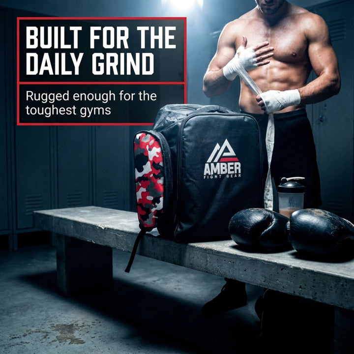 Amber Fight GearHoldallGym Bag Duffle Mesh Bags Workout Bag Gym Bagfor Boxing, MMA, Kickboxing Wrestling, or Active Athlete Bag. It?s a Breathable Duffel Bag for Sweaty Clothes and Equipment
