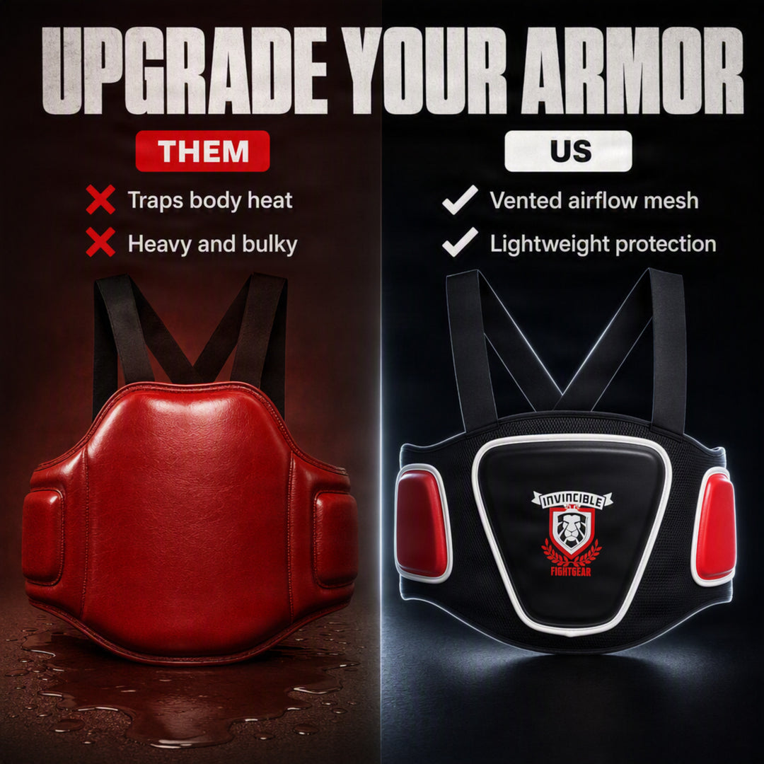 Invincible Fight Gear Airflow Body Protector for Boxing MMA &amp; Kickboxing