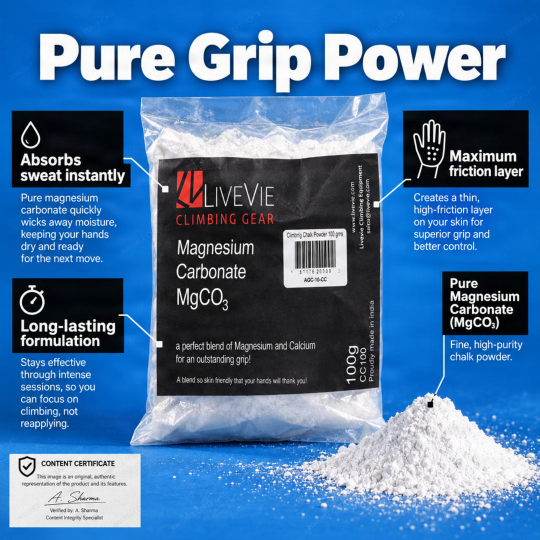 Amber Sporting Goods Gym Chalk for Weightlifting, Rock Climbing, Gymnastics &amp; Crossfit - Anti-Slip Magnesium Carbonate for Powerlifting, Kettlebells, Calisthenics &amp; Sports Grip Enhancement, 250 gm