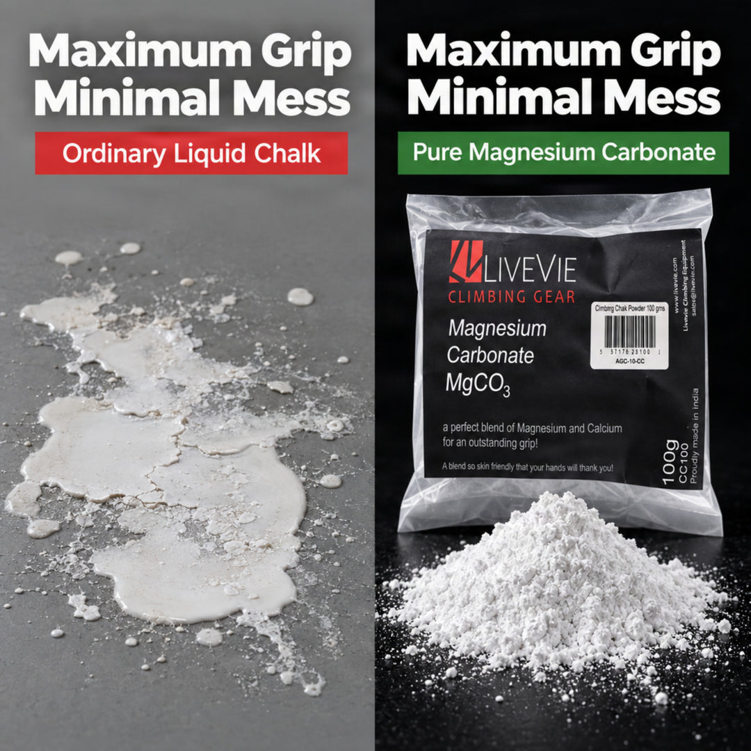 Amber Sporting Goods Gym Chalk for Weightlifting, Rock Climbing, Gymnastics &amp; Crossfit - Anti-Slip Magnesium Carbonate for Powerlifting, Kettlebells, Calisthenics &amp; Sports Grip Enhancement, 250 gm