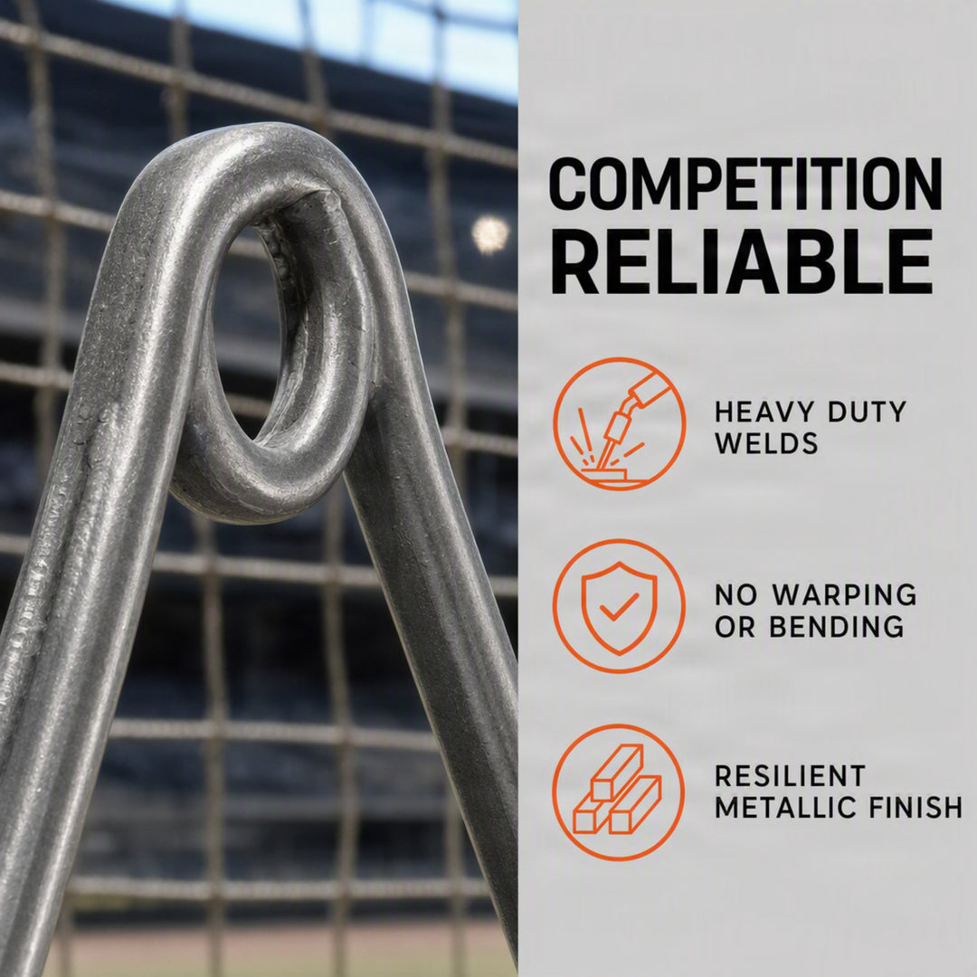 Amber Sporting Goods Olympian Hammer Handle Straight, Durable Steel, German Style for Practice &amp; Competition