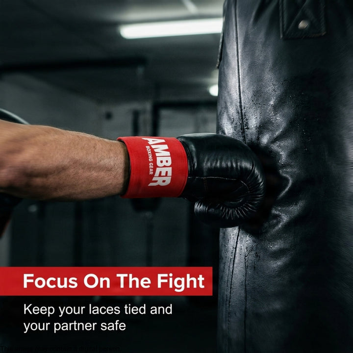Boxing Lace Covers Secure Fit Stability and Style Enhance Glove Performance Reduce Movement for Training and Competition Gloves Not Included