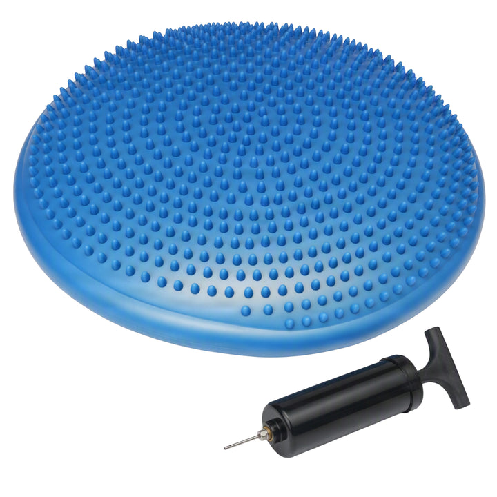 Ultimate Versatile 13 inch Latex-free PVC Balance Disc Core Strengthening Tool for Home Gym, Fitness, Stability Training - Joint-Friendly Exercise Aid for Toning Muscles &amp; Enhancing Workouts